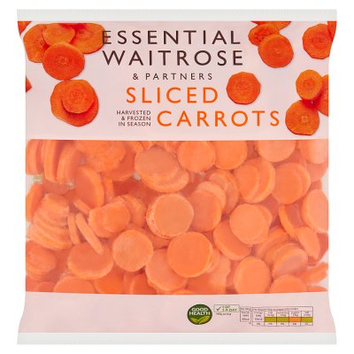 Essential Frozen Sliced Carrots