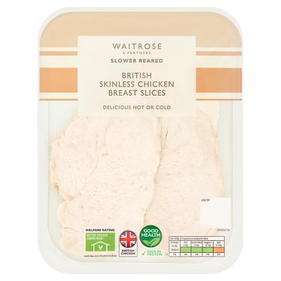 Waitrose Cooked Chicken Breast Slices