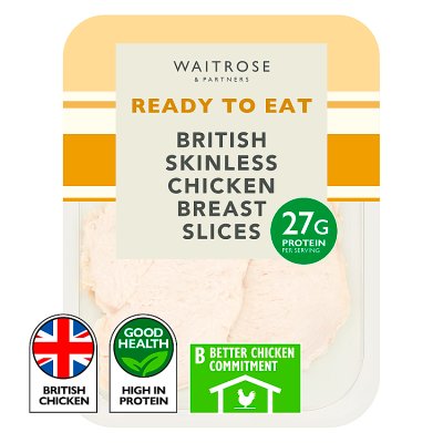 Waitrose Cooked Chicken Breast Slices