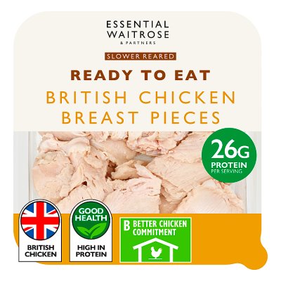 Essential Cooked Chicken Breast Pieces