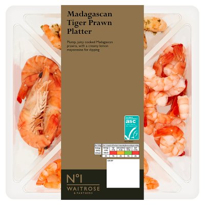 No.1 Madagascan Tiger Prawn Platter