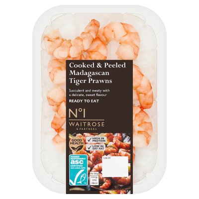 No.1 Cooked & Peeled Madagascan Tiger Prawns