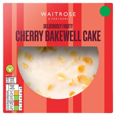 Waitrose Cherry Bakewell Cake