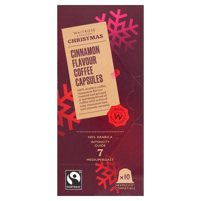 Waitrose Christmas Cinnamon Coffee Capsules