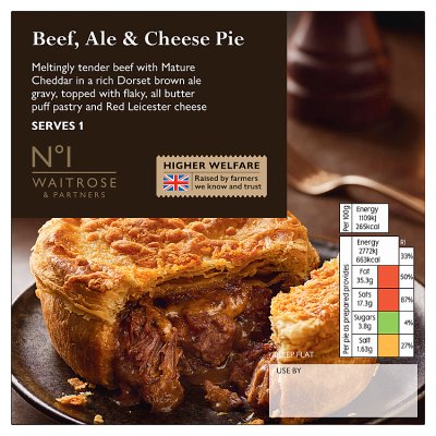 No.1 Beef, Ale & Cheese Pie
