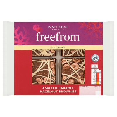 Waitrose Salted Caramel & Hazelnut Brownies