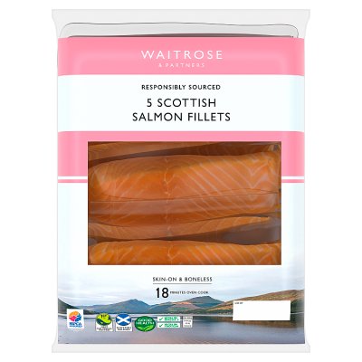 Waitrose 5 Scottish Salmon Fillets