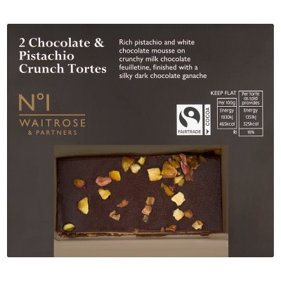 No.1 2 Chocolate & Pistachio Crunch Tortes