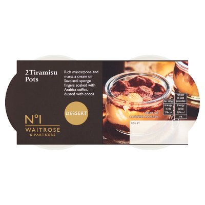 No.1 2 Tiramisu Pots
