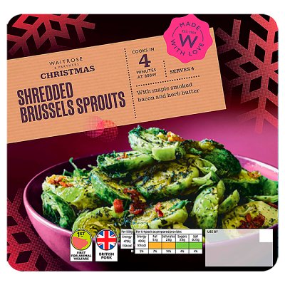 Waitrose Shredded Brussels Sprouts