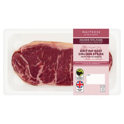 Waitrose British Beef Sirloin Steak