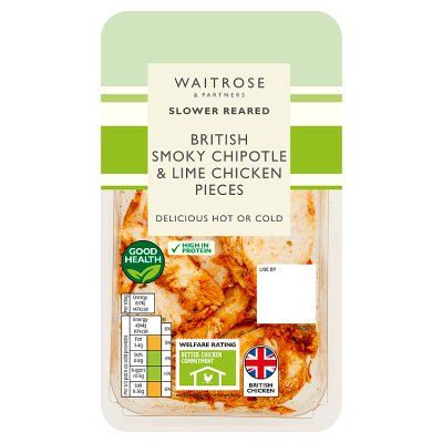 Waitrose Cooked Smoky Chipotle & Lime Chicken Pieces