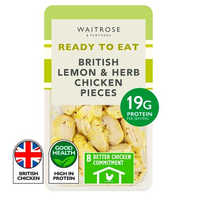 Waitrose Cooked Lemon & Herb Chicken Pieces
