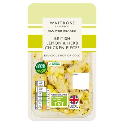 Waitrose Cooked Lemon & Herb Chicken Pieces