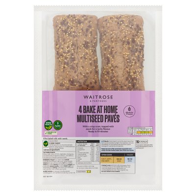 Waitrose 4 Bake at Home Multiseed Pavés