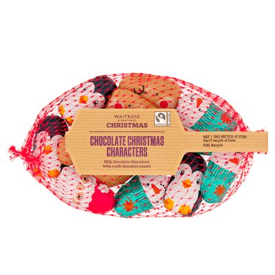 Waitrose Christmas Chocolate Christmas Characters