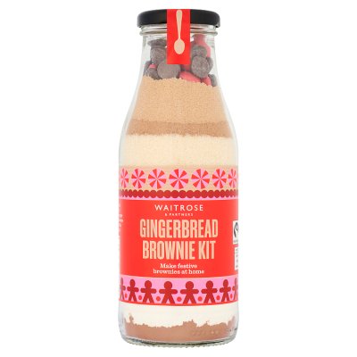 Waitrose Gingerbread Brownie Kit