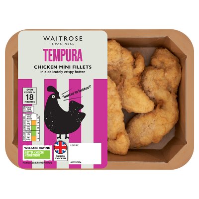 Waitrose Tempura Chicken Mini Fillets