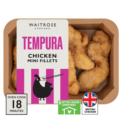 Waitrose Tempura Chicken Mini Fillets