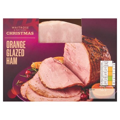 Waitrose Christmas Orange Glazed Ham Joint