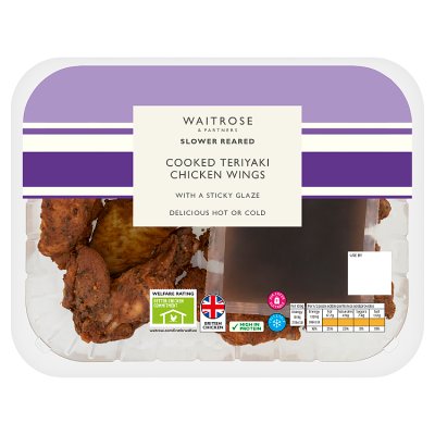 Waitrose Cooked Teriyaki Chicken Wings