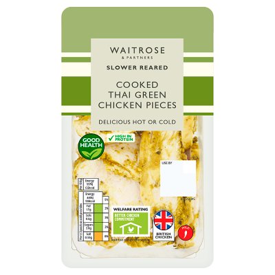 Waitrose Cooked Green Thai Chicken Pieces