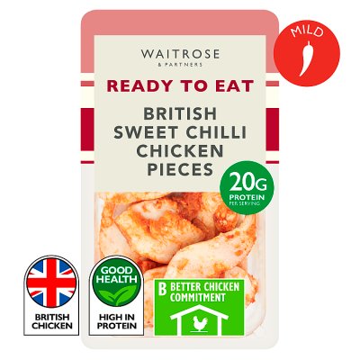 Waitrose Cooked Sweet Chilli Chicken Pieces