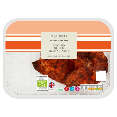 Waitrose Cooked Piri Piri Roast Half Chicken