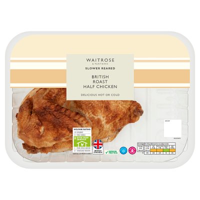 Waitrose Cooked Roast Half Chicken