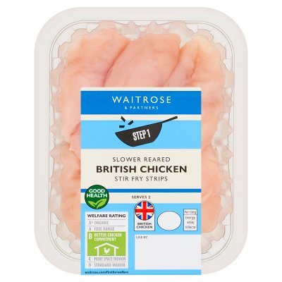 Waitrose Slower Reared Chicken Stir Fry Strips