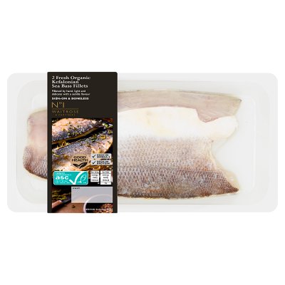 No.1 2 Organic Kefalonian Sea Bass Fillets