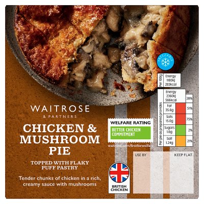 Waitrose Chicken & Mushroom Pie