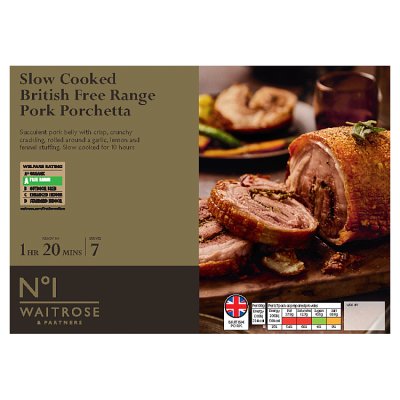 Slow Cooked British Free Range Pork Porchetta