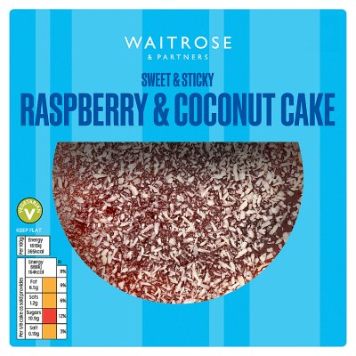 Waitrose Raspberry & Coconut Cake