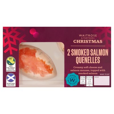 Waitrose 2 Smoked Salmon Mousse Quenelles