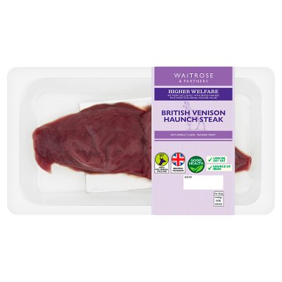 Waitrose British Venison Haunch Steak