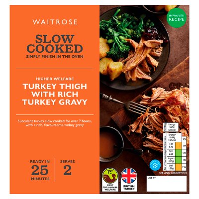 Waitrose Slow Cooked Turkey Thigh with Rich Turkey Gravy