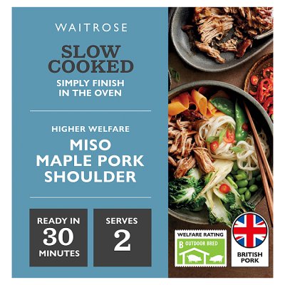 Waitrose Slow Cooked Miso Maple Pork Shoulder