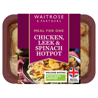 Waitrose Classics Chicken, Leek & Spinach Hotpot for 1
