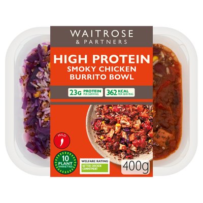 Waitrose High Protein Smoky Chicken Burrito Bowl