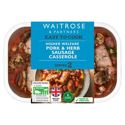 Easy to Cook Pork & Herb Sausage Casserole