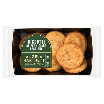 Angela Hartnett with Waitrose Biscotti al Parmigiano Reggiano