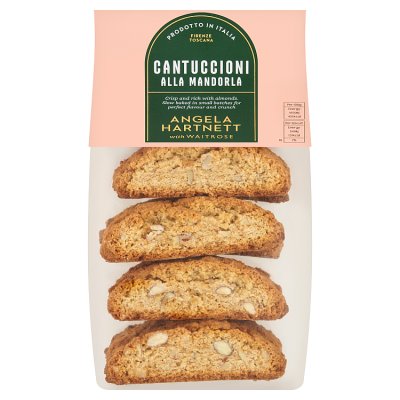 Angela Hartnett with Waitrose Cantuccioni alla Mandorla Biscuits