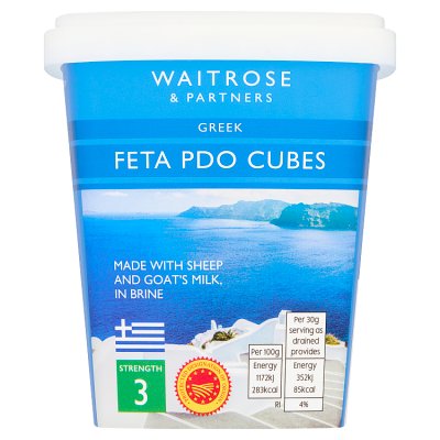 Waitrose Greek Feta PDO Cubes