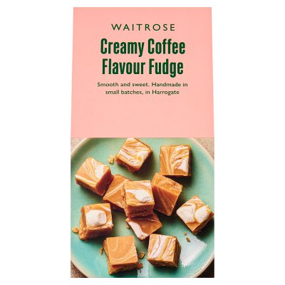 Waitrose Creamy Coffee Flavour Fudge