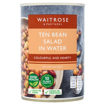 Waitrose 10 Bean Salad in Water