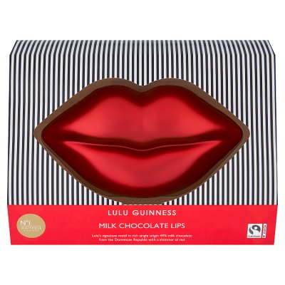 LuLu Guinness Milk Chocolate Lips