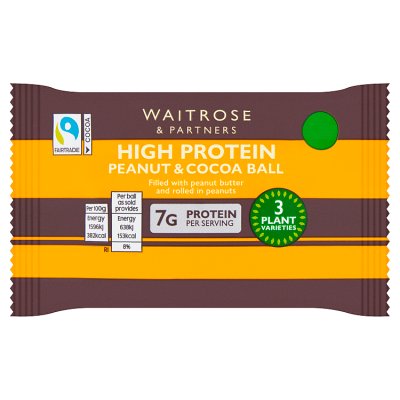 Waitrose High Protein Peanut and Cocoa Ball