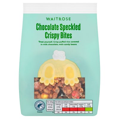Easter Chocolate Speckled Crispy Bites
