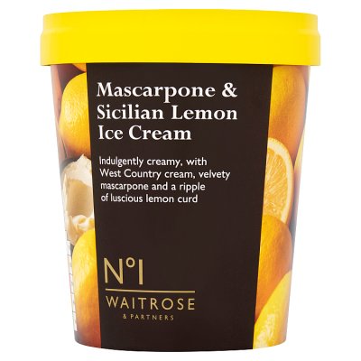 No.1 Mascarpone & Sicilian Lemon Ice Cream